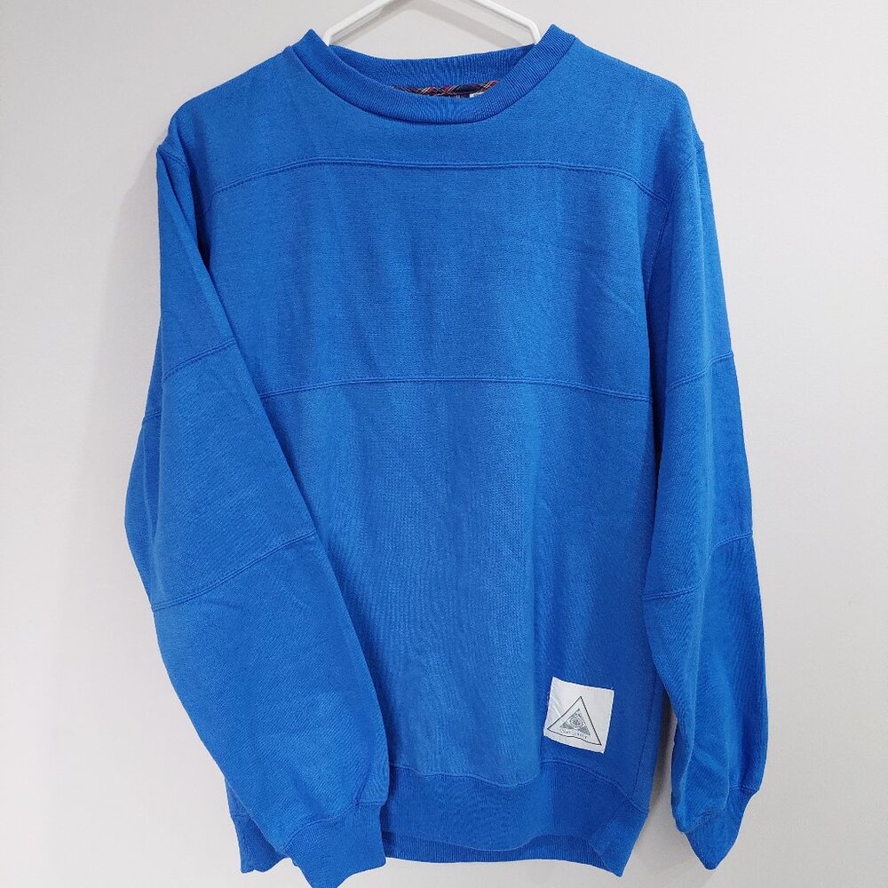 Navigator Men's Crewneck Sweatshirt in Royal Blue, Size Small, New